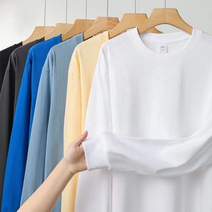 เสื้อฮู้ดดี้ผู้ชายคุณภาพสูง ผ้าฝ้าย 100% แขนยาว คอกลม หนัก 250GSM ทรงบ็อกซี่ โอเวอร์ไซส์ แบบเรียบ ไม่มีลาย สั่งทำได้ - Product Image 1