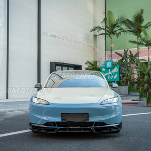 สปอยเลอร์กันชนหน้ารถยนต์ ชิ้นส่วนตกแต่งสำหรับ Tesla Model 3 2024+ ฝาครอบป้องกันกันชน ชิ้นส่วนตกแต่ง - Product Image 4