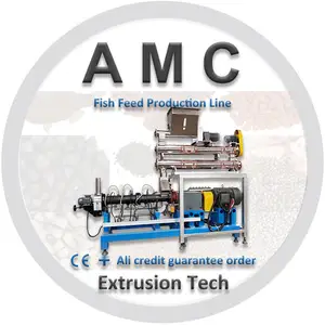 Americhi schwimmende Fischfutter mühle Pellet Extruder Maschine 1000 Nass maschine Fischfutter