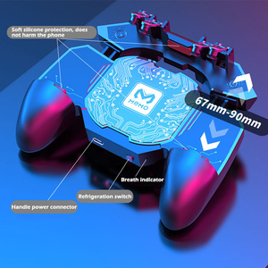 Ventilador de refrigeración para <span class=keywords><strong>PUBG</strong></span>, controlador Semiconductor, disparador de juego de seis dedos, mando para teléfono Android y Iphone - Product Image 6