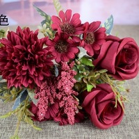 Rose artificielle réaliste Philippus, décoration d'intérieur, ornement fait main, DIY