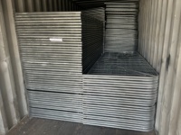 Grillage soudé en acier au carbone galvanisé à chaud pour portail d'accès métallique antirouille pour bétail agricole