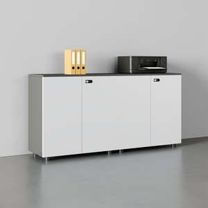 Archivador industrial de melamina de lujo para oficina comercial y uso escolar Gabinete de exhibición de libros de almacenamiento modular - Product Image 5