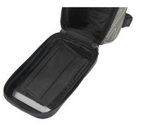 Bolsa para cuadro de bicicleta de gran capacidad, informal, impermeable, con cremallera, funda portátil para pantalla táctil, para tubo superior, barra transversal, bicicletas de carretera y montaña, 6 pulgadas
