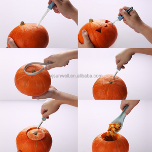 ชุดแกะสลักฟักทอง3in1ฮาโลวีนอุปกรณ์ในครัวเครื่องมือแกะสลักผักผลไม้ - Product Image 6