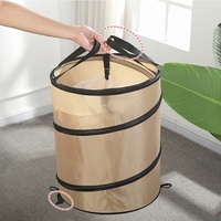 FF1515 Réutilisable En Plein Air Jardin Cour Poubelle Portable Poubelle Pliable Poubelle Voiture Camping Pliable Poubelle