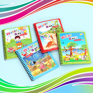 <span class=keywords><strong>Libro</strong></span> da colorare ad acqua magico a tema animali e natura per bambini HARDWORK, <span class=keywords><strong>libro</strong></span> da disegno riutilizzabile con acqua pulita, fatto a mano - Product Image 1
