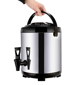 <span class=keywords><strong>Carafe</strong></span> isotherme 8L en acier inoxydable pour boissons chaudes et froides avec <span class=keywords><strong>robinet</strong></span>, idéale pour l'eau chaude, le thé et le café - Product Image 2