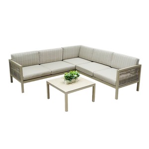Aluminum Alloy <b>Garden</b> <b>Sofa</b> Set Waterproof Rust Proof Contemporary Outdoor Furniture For Villa <b>Garden</b> Patio - Product Image 1