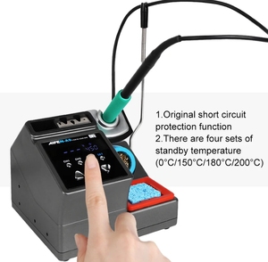 Estación <span class=keywords><strong>de</strong></span> <span class=keywords><strong>Soldadura</strong></span> <span class=keywords><strong>SUGON</strong></span>-A9 Compatible con Punta <span class=keywords><strong>de</strong></span> Soldador Original 210, Mango para <span class=keywords><strong>Soldadura</strong></span> Electrónica sin Plomo - Product Image 3