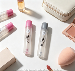 Tubo Squeeze Trasparente Satinato ABL per Lucidalabbra con Punta Inclinata e Tappo a Vite Rotondo, Confezione Cosmetica da Viaggio Personalizzata per Mini Olio <span class=keywords><strong>Labbra</strong></span> e Balsamo <span class=keywords><strong>Labbra</strong></span> - Product Image 3