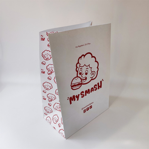 Bolsas de Regalo Personalizadas para Empaque de Negocios, Bolsas de Papel para Palomitas de Maíz, Pan, Perfume, Bodas, Color Café KM - Product Image 2