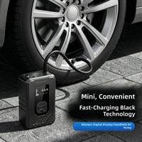 Compresseur d'air portable électrique compact pour voiture avec éclairage et affichage numérique, facile à utiliser, ajustement universel pour OLIVER