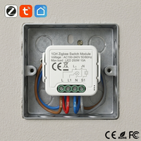Module d'interrupteur intelligent bidirectionnel YDD Tuya Zigbee avec réglage de la luminosité, prise en charge Google Home Alexa, 10A IP20