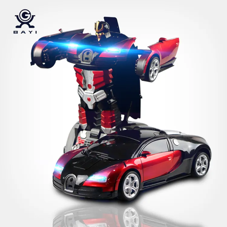 Wholesale China Toy Manufacturer Cool design gesture induction children remote control transform Deformation robot toy car