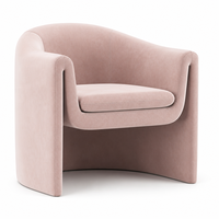 Canapé une place de style nordique moderne, fauteuil de créateurs, pour salon, loisirs