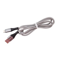 Câble de charge Micro USB Type C en alliage de Zinc 1M, câble de données tressé 3A, cordon de chargeur de téléphone portable pour iPhone Xiaomi téléphones Android