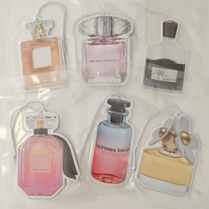 2025 Modern araba hava spreyi özel Logo koku parfüm şişesi kokulu kağıt kartı uzun ömürlü pamuklu kağıttan yapılmış - Product Image 4