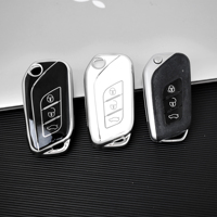 Coque de clé de voiture en silicone TPU en gros pour BAIC Senova X25 X35 Zhida X3 Changhe Q25 Q35, étui de protection pour clé télécommande rabattable