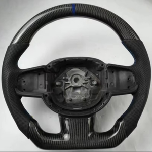 Volante de cuero de fibra de carbono Real personalizado para Volvo XC60 <span class=keywords><strong>XC40</strong></span> XC90 S60 S90 V60 V40 accesorios de coche modificados - Product Image 1