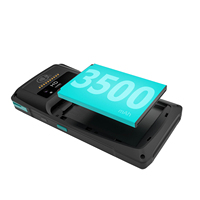 Terminal POS inteligente móvil Bluetooth inalámbrico 1D/2D/NFC con Android 10 de 2 + 16GB con escáner de código de barras, con escáner de código de barras, 2 + 16GB