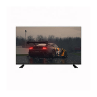 TV LED Smart HDTV 24 Inch Murah Buatan Pabrik, 1080p Full HD dengan Input, Layar Datar Hitam