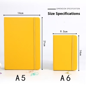 Bán buôn tùy chỉnh PU da bìa cứng nhỏ A5 máy tính xách tay giá rẻ PU da Tạp Chí kinh doanh Nhật Ký máy tính xách tay cho các trường học cung cấp - Product Image 2