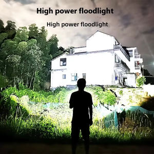 <b>Power</b> Bank Zoomable Aluminum Alloy Waterproof Fresnel Lenses Rechargeable USB Type-C White LED Tactical <b>Torch</b> Flashlight 500m - Product Image 4