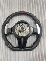 Volant sport en cuir et fibre de carbone pour F30/F10 Série 3/5 X5/X6 E90/E92 M3/M5 E46 F20/F12/F80/F82, personnalisation