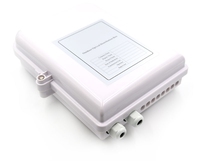Caja de terminales de fibra óptica FTTH de 16 puertos de buena calidad, caja de terminales de empalme de fibra para exteriores ABS de 1X16-core de 1X16-core
