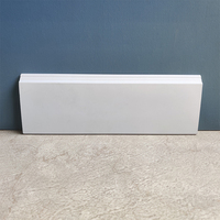 Nouvelle Arrivée Plinthe Murale en Plastique Écologique Durable Décorative Étanche 10cm (4 pouces) Facile à Installer pour Sol