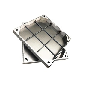 Tapa de alcantarilla personalizada de acero inoxidable 316, servicios de fundición 400x400 para la fabricación de tapas de alcantarillas - Product Image 4