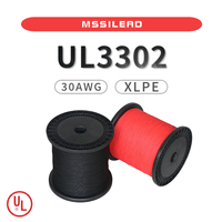 UL3302 30AWG XLPE isolé fils électriques RoHS fil de cuivre étamé 30V 105 degrés résistant à la chaleur ultra-fin UL fil électronique