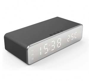 Custom Logo Promotional Durable ABS <b>Plastic</b> Simple Multi-Function LCD Desk Alarm Clock Snooze Temperature <b>Display</b> Gift - Product Image 4