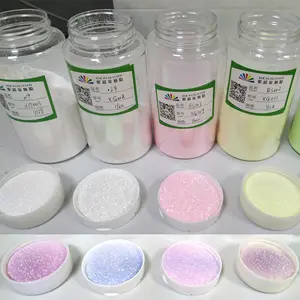 Nuovi prodotti dongguan xucai arti e mestieri UV glitter decorazioni natalizie colore mutevole UV glitter