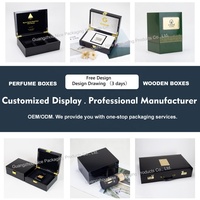 Boîte en bois MDF de luxe personnalisée pour emballage de parfum arabe, coffret cadeau en bois pour parfum OUD