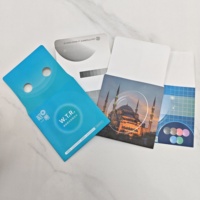 Emballage cadeau pour lentilles optiques personnalisées, enveloppe, papier d'art 157 g/m², 9*9 cm