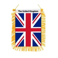 Mini bannières personnalisées de divers pays du monde 10*15cm double face gland ventouse drapeau d'échange de Porto Rico