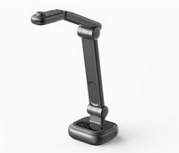 Visualiseur de documents 4K HD 16MP USB/VGA avec scanner de documents, caméra et prise en charge de cartes TF, format de numérisation A3 pour présentations