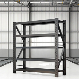 Adjustable Anti-Rust Steel Warehouse Shelves Medium Duty <strong>Rack</strong> Workshop Storage Metal <strong>Racks</strong> <strong>for</strong> <strong>Garage</strong> &amp; Warehouse - Product Image 1