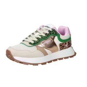 Baskets Shop Art Donna SASS261321 Beige, talon de 4 cm, en toile, chaussures tendance - Product Image 4