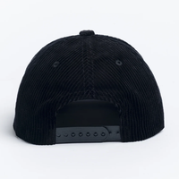 Otoño 2026: Gorra de Béisbol de Pana Roja y Negra con Logotipo Bordado de Alta Calidad, Nueva Llegada