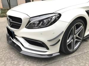 Lèvre de pare-chocs avant en fibre de carbone W205 C63 pour Mercedes Benz C63 AMG 15-18 - Product Image 3