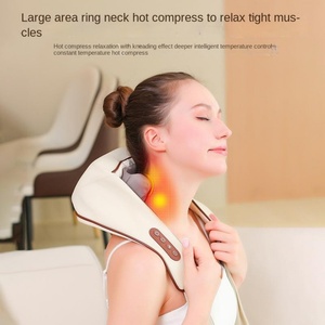 Masajeador Eléctrico Multifuncional Transfronterizo para Cuello y Hombros con Compresión Caliente, Masajeador de Espalda y Músculos Trapeciales - Fabricante - Product Image 2