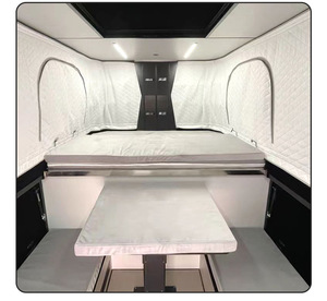 Pick-up Bianco con Camper da Tetto, Box da Tetto Regolabile, Camper Convertibile Flessibile e Rimovibile - Product Image 6