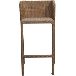 Moderne Meubles De Jardin En <span class=keywords><strong>Osier</strong></span> Rotin Extérieur <span class=keywords><strong>Chaise</strong></span> Haute Tabouret - Product Image 2