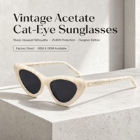 Lunettes de soleil œil de chat en acétate pour femmes, verres dégradés tendance, monture léopard, protection UV400
