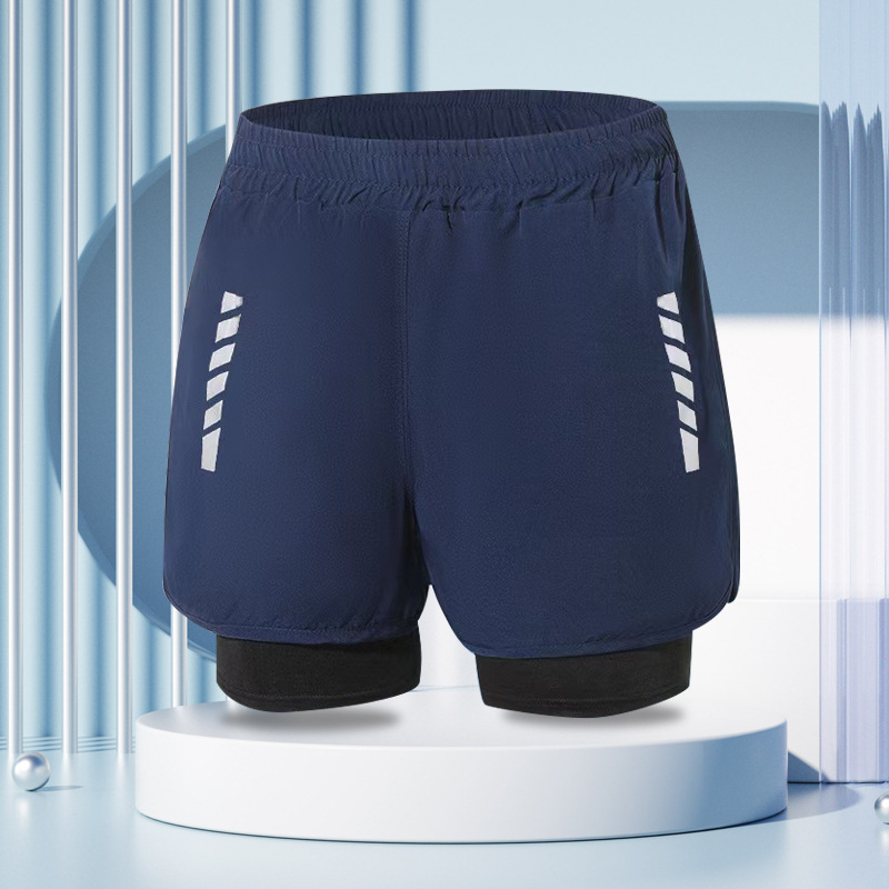 Navy blue ribbon inside