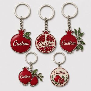 Porte-clés Grenade Personnalisés en Gros de Haute Qualité – Modèles pour Magasins de Fruits, Supermarchés, Promotion - Product Image 1