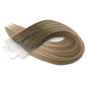 Top quality double Drawn Tape In Hair Extensions Wholesale Virgin Tape Hair Extensions
